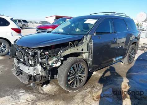 2025 Nissan Pathfinder Platinum Fwd from USA, damaged, VIN 5N1DR3DG2SC222004